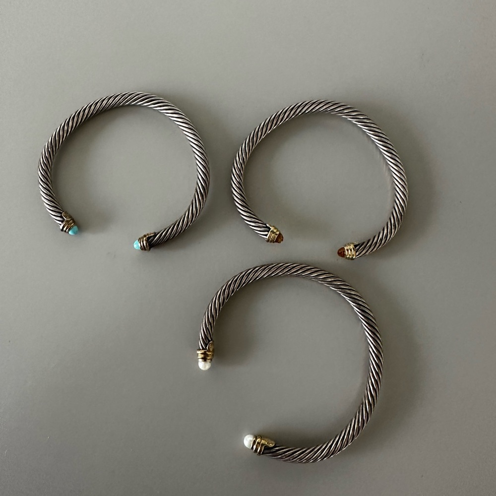3 David yurman bracelets